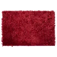 Dywanik SHAGGY z długimi ozdobnymi frędzlami - 75 x 150 cm - czerwony 2