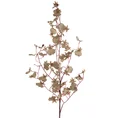 MOTYLNIK STORCZYK kwiat sztuczny dekoracyjny z płatkami z jedwabistej tkaniny - 80 cm - jasnobeżowy 1