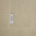 Obrus BIANCA 1 z tkaniny przypominającej płótno przeplatanej srebrną nicią z podwójną listwą na brzegach - 145 x 350 cm - złoty 2
