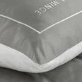 EVA MINGE Komplet pościeli MINGE z najwyższej jakości makosatyny bawełnianej z nadrukiem logo EVA MINGE - 160 x 200 cm - szary 6