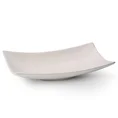 Patera ceramiczna SIMONA z perłowym połyskiem - 31 x 17 x 7 cm - perłowy 2