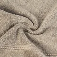 Ręcznik MARI z welurową bordiurą - 30 x 50 cm - brązowy 5