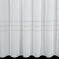 Tkanina firanowa batyst zdobiony delikatnymi paseczkami - 300 cm - kremowy 3