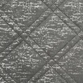 DESIGN 91 narzuta welwetowa pikowana metodą hot press w wzór karo - 170 x 210 cm - stalowy 5
