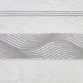 EUROFIRANY CLASSIC Ręcznik SYLWIA 2 z żakardową bordiurą z falującym wzorem - 70 x 140 cm - biały 2