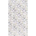 Zasłona ZOJA z tkaniny zaciemniającej z malarskim motywem letnich kwiatów - 140 x 250 cm - biały 9