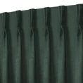 Zasłona DORA z gładkiej i miękkiej w dotyku tkaniny o welurowej strukturze - 280 x 260 cm - ciemnozielony 7