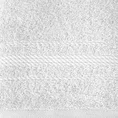 Ręcznik ELMA o klasycznej stylistyce z delikatną bordiurą w formie sznurka - 50 x 90 cm - biały 2