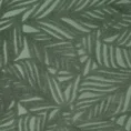 Zasłona OCTAVIA z miękkiego welwetu z wycinanym wzorem liści - 140 x 250 cm - ciemnomiętowy 12