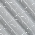 Tkanina firanowa typu aden, matowa zdobiona po całości fantazyjnym haftem - 180 cm - biały 5