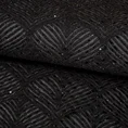 EUROFIRANY PREMIUM Narzuta z welwetu  z wytłaczanym wzorem i dodatkiem brokatu - 170 x 210 cm - czarny 3