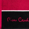 PIERRE CARDIN Ręcznik LUCA w kolorze czerwono-czarnym, z logo Pier Cardin - 50 x 90 cm - czerwony 2