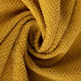 Ręcznik z welurową bordiurą przetykaną błyszczącą nicią - 50 x 90 cm - musztardowy 5