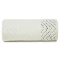 Ręcznik INDILA w kolorze kremowym, z żakardowym geometrycznym wzorem - 30 x 50 cm - kremowy 3