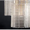 Lampa DALIA z prostokątnymi szklanymi zawieszkami - ∅ 32 x 40 cm - złoty 6
