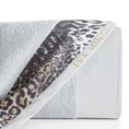 EWA MINGE Komplet ręczników AGNESE w eleganckim opakowaniu, idealne na prezent! - 2 szt. 70 x 140 cm - srebrny 3