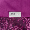 TERRA COLLECTION Komplet pościeli AVINION 5 z makosatyny bawełnianej z ornamentowym wzorem - 220 x 200 cm - fioletowy 13