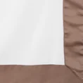 EUROFIRANY NOVA STYLE komplet pościeli REINA z wysokogatunkowej makosatyny bawełnianej  zdobiona kontrastującą kantą - 160 x 200 cm - biały 4