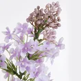 BEZ LILAK kwiat sztuczny dekoracyjny z płatkami z jedwabistej tkaniny - 63 cm - jasnofioletowy 2