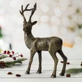 Figurka świąteczna RENIFER z precyzyjnymi wytłoczeniami - 22 x 9 x 42 cm - stalowy 1