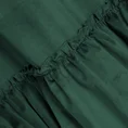 Zasłona CHARLOTTE 1 z miękkiego i miłego w dotyku welwetu z czterema falbanami,  gramatura 260 g/m2 - 140 x 250 cm - ciemnozielony 11