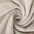 Ręcznik AMANDA z ozdobną bordiurą w pasy - 70 x 140 cm - beżowy 5
