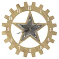Dekoracyjny zegar TEXA - 30 x 3 cm - naturalny 1