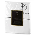 EVA MINGE Komplet pościeli MINGE z najwyższej jakości makosatyny bawełnianej z nadrukiem logo EVA MINGE - 160 x 200 cm - biały 2