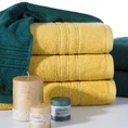 Ręcznik klasyczny z bordiurą podkreśloną delikatnymi paskami - 50 x 90 cm - kremowy 6