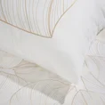 LIMITED COLLECTION Pościel BLANCA 1 z makosatyny bawełnianej z motywem liści lilii wodnej MAGIA BIELI - 160 x 200 cm - biały 8