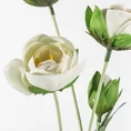 JASKIER - PEŁNIK, kwiat sztuczny dekoracyjny - ∅ 5 x 81 cm - kremowy 2