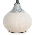 Lampa ceramiczna dekoracyjna AMIRI z matowym abażurem - ∅ 18 x 32 cm - kremowy 4