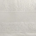 Ręcznik LORITA 50X90 cm bawełniany z żakardową bordiurą w stylu eko - 50 x 90 cm - beżowy 2