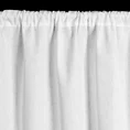 Zazdrostka z tkaniny z przewagą bawełny zdobiona koronką - 150 x 60 cm - biały 5