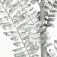 PAPROĆ - gałązka sztuczna dekoracyjna srebrna - 92 cm - srebrny 2