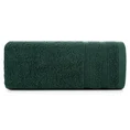 Ręcznik ALINE klasyczny z bordiurą w formie tkanych paseczków - 30 x 50 cm - zielony 3