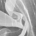 Firana BECKY z etaminy z ozdobnymi pionowymi paseczkami - 140 x 250 cm - biały 6
