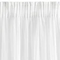 Firana RAMONA z puszystą nicią i falbanami - 140 x 270 cm - biały 4