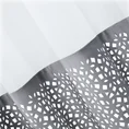 DIVA LINE Zasłona DEBBIE z welwetową listwą z wycinanym laserowo wzorem - 140 x 250 cm - biały 5
