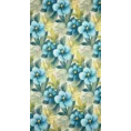 Zasłona zaciemniająca typu blackout z motywem niebieskich kwiatów - 140 x 250 cm - niebieski 5