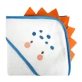 Ręcznik BABY z kapturem i aplikacją z dinozaurem - 100 x 100 cm - biały 6