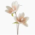 MAGNOLIA kwiat sztuczny dekoracyjny z plastycznej pianki foamirian - ∅ 17 x 70 cm - jasnopomarańczowy 1