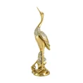 Żuraw figurka złoto-srebrna bogato zdobiona, styl orientalny - 8 x 8 x 30 cm - złoty/srebrny 1