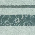 EUROFIRANY CLASSIC Ręcznik SYLWIA 1 z żakardową bordiurą tkaną w ornamentowy wzór - 50 x 90 cm - niebieski 2