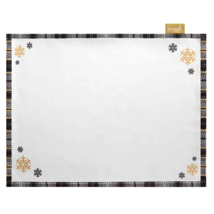 Komplet 4 szt. podkładek ANGEL z welwetu z motywem świątecznym Komplet 4 szt. podkładek ANGEL z welwetu z motywem świątecznym - 30 x 40 cm