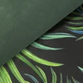 EUROFIRANY NOVA Komplet pościeli PALMS z wysokogatunkowej satyny bawełnianej z motywem palmowych liści - 220 x 200 cm - zielony 4