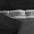 Zasłona DORA z gładkiej i miękkiej w dotyku tkaniny o welurowej strukturze - 360 x 220 cm - czarny 9