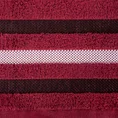 EUROFIRANY CLASSIC Ręcznik bawełniany GRACJA z ozdobną bordiurą w pasy - 70 x 140 cm - czerwony 2