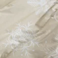 Komplet pościeli świątecznej SANTA 6 z wysokiej jakości bawełny - 140 x 200 cm - beżowy 4