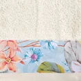 EUROFIRANY PREMIUM Ręcznik ARLETA z bordiurą z nadrukiem pastelowych kwiatów - 70 x 140 cm - kremowy 2
